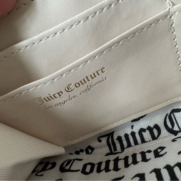 NWOT! Juicy Couture Coated Canvas Logo & Heart Long Wallet - Picture 2 of 6